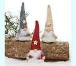 Tomte w/ star on tall hat 5", asst colors