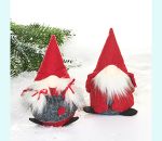 Tomte couple 5 1/2", red / grey