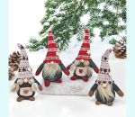 Tomte girl & boy w/knitted hat 5", asst