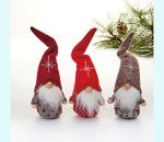 Tomte w/ star on tall hat 7", asst