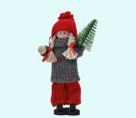 Tomte girl carrying green tree