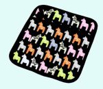 Potholder, Dalahorse in color