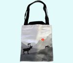 Tote bag, reindeer