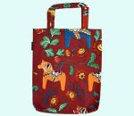 Tote bag, Dala multi L, red