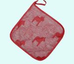 Potholder, Dalahorse red