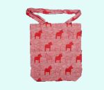 Shoulder bag 14" x 15", Dalahorse red