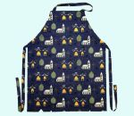 Apron, Sweden, blue