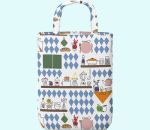 Tote bag, kitchen, blue / green