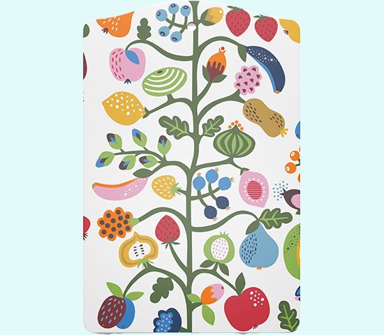 Cutting board 8 x 12", fruit tree