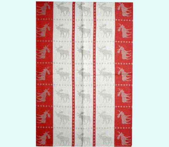 Towel, moose red