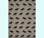 Towel, moose beige / black