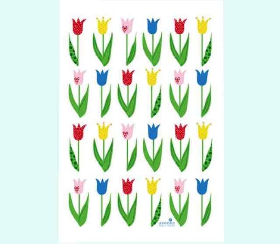 Towel 19" x 28", tulips