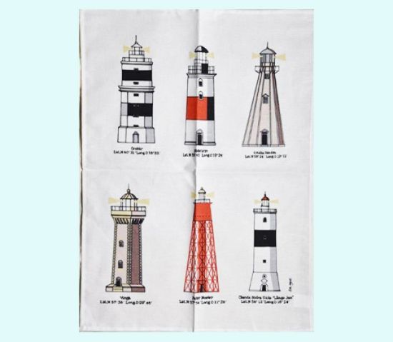 Towel 18 x 25, Swedish lighthouses