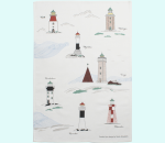 Towel 19 x 28, lighthouses