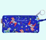 Pen / makeup bag w/ Dalahorse, blue