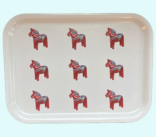 Tray 8 x 11", Dalahorse herd