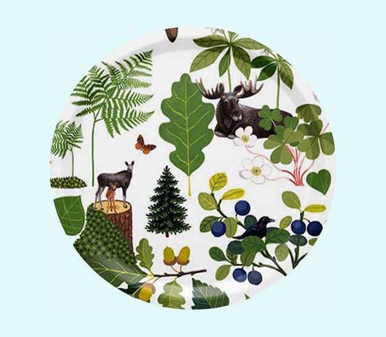 Tray 12", Nordic forest life