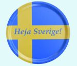 Tray 12", Heja Sverige