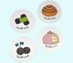 Coaster 4-pk, Swedish sweets