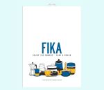 Towel 20 x 28", FIKA enjoy the moment