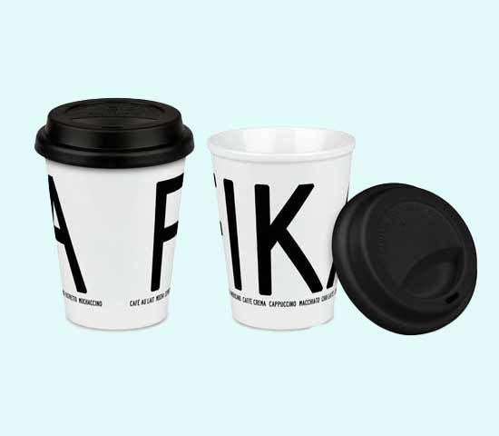 Mug to go, Fika black