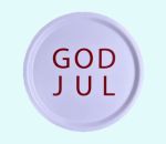 Tray 12", God Jul white