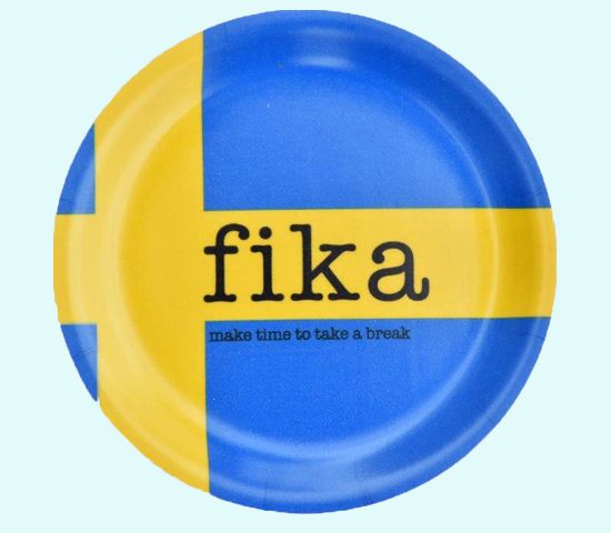 Coaster, Fika, make time to., flag