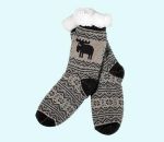 Cozy socks, Moz and zig zag, black