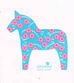 Dishcloth, flower horse