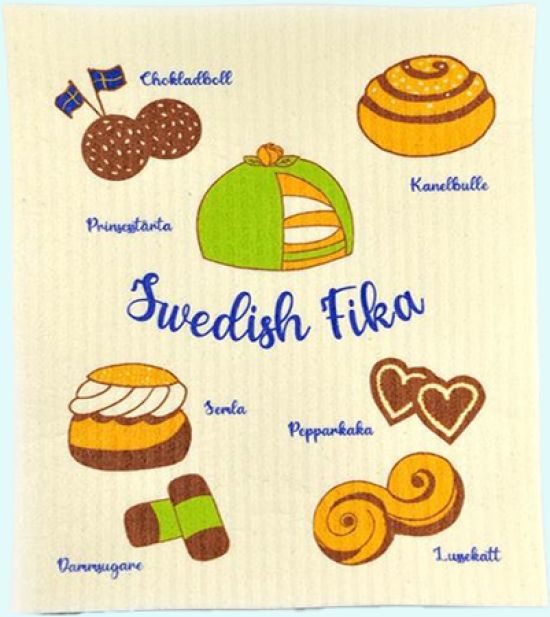 Dishcloth, Swedish Fika sweets