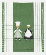 Dishcloth, kitchen polka