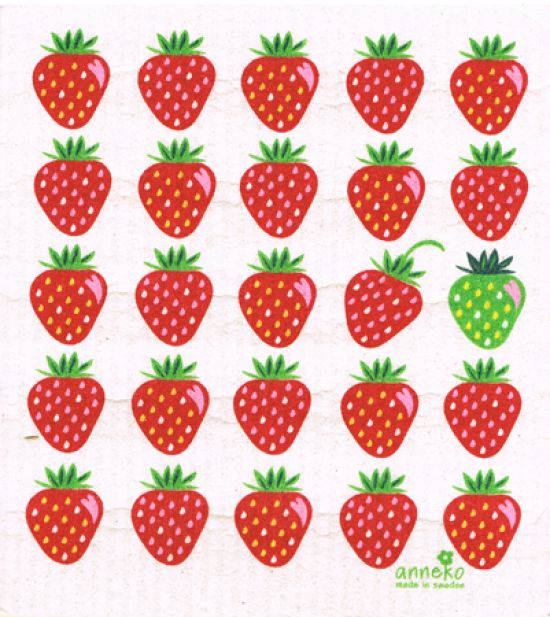 Dishcloth, strawberry