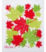 Dishcloth, autumn leaves