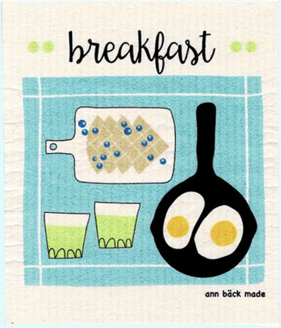 Dishcloth, breakfast