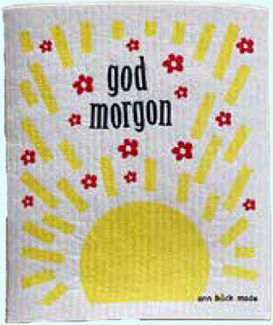 Dishcloth, god morgon