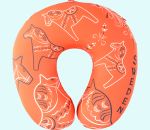 Travel pillow,  Dalahorse / kurbits, orange