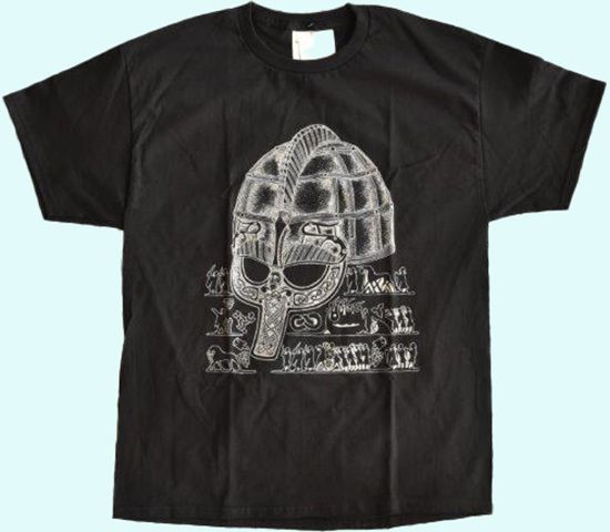 T-shirt, Viking helmet, black, M