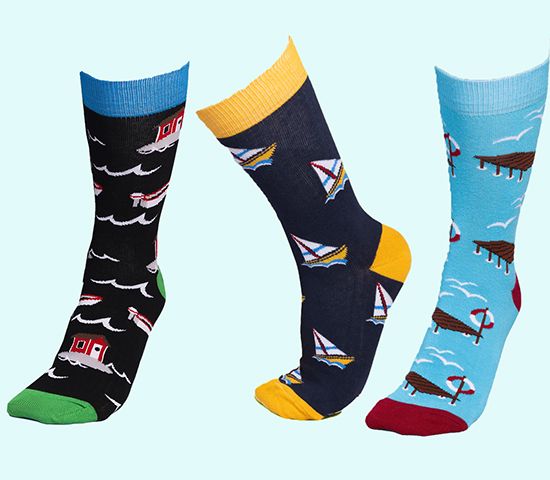 Socks, Swedish archipelago gift box, 3-pk