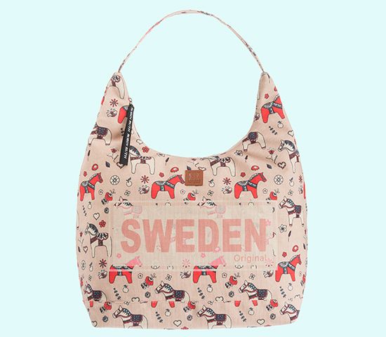 City bag, Sweden/Dalahorse, nat