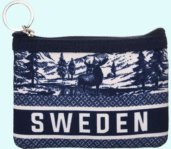 Coin purse, Sweden moose