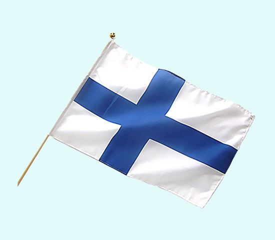 Flag Finland, 12 x 18"