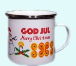 Enamel mug, God Jul