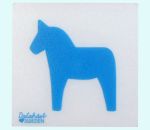 Coaster, blue horse